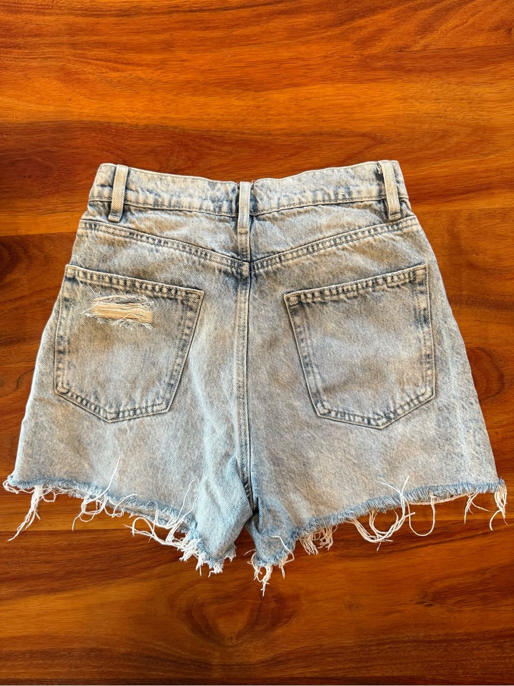 Garage Denim Vintage High-Rise Denim Distressed Shorts Size 0/24